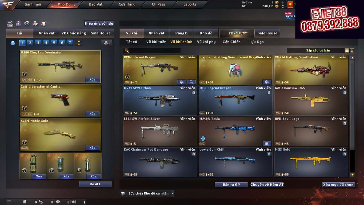 shop acc cf uy tin gia re